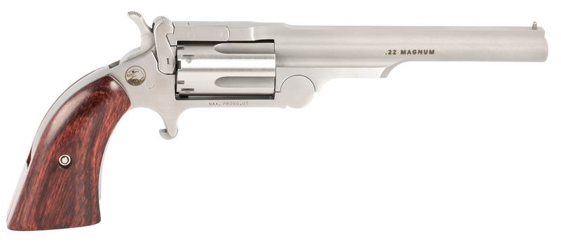 North American Arms Ranger II Stainless .22 Mag 4" Barrel 5-Rounds Bead Front Sight