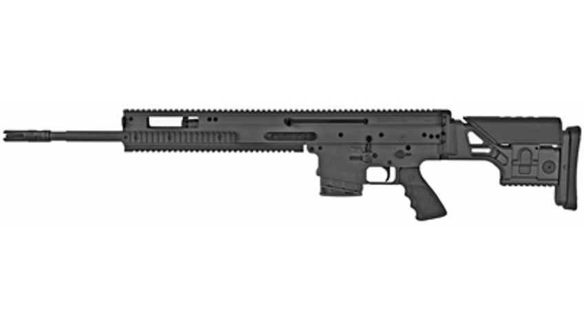 FN SCAR 7.62x51mm, 20" Barrel, Black, Precision Adj Stock, Adj Cheek, Hogue Grip, 2 Stage Geissele Trigger, US Made, 10rd