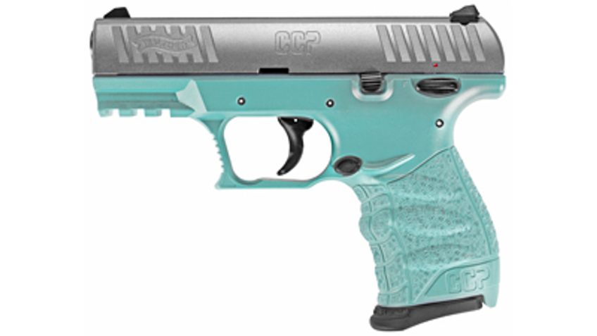 Walther CCP M2 .380 ACP, 3.54" Barrel, Angel Blue, Stainless, 2x 8rd