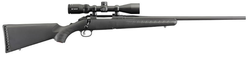 Ruger American Rifle Black .30-06 Win 22-inch 4Rd w/ Vortex Crossfire II Riflescope