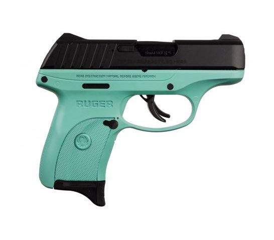 Ruger EC9S 9mm Compact Pistol, Robin Egg Turquoise – 3285