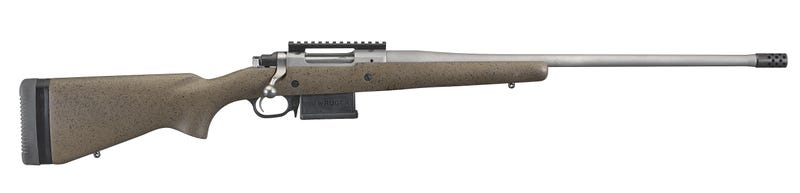 Ruger M77 Hawkeye Long-Range Hunter 6.5 Creedmoor 22" Barrel 5 RDs Brown