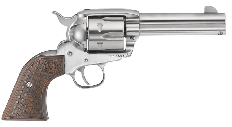 Ruger Vaquero Fast Draw Stainless .357 Mag 4.625-inch 6Rd Dooley Gang Wood Grips TALO Exclusive