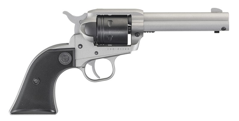 Ruger Wrangler Single-Action Revolver Silver .22 LR 4.62" Barrel 6-Rounds