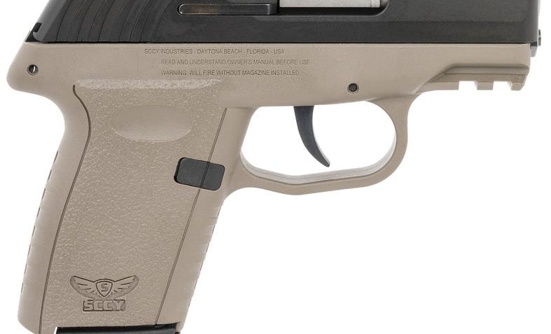 SCCY CPX-2 Gen3 Flat Dark Earth 9mm 3.1" Barrel 10-Rounds