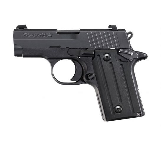 Sig Sauer P238 .380 ACP Subcompact Pistol with Contrast Sights, Black – 238-380-B