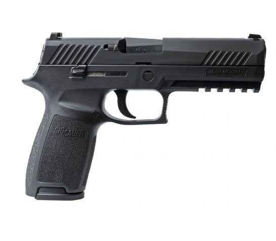 Sig Sauer P320 .45ACP Full Sized Pistol with Night Sights, Black – 320F45BSS