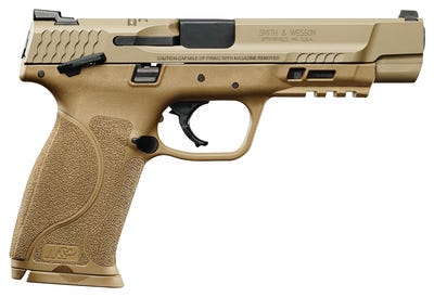 Smith and Wesson M&P40 M2.0 Flat Dark Earth .40S&W 5-inch 15rd W/ Thumb Safety