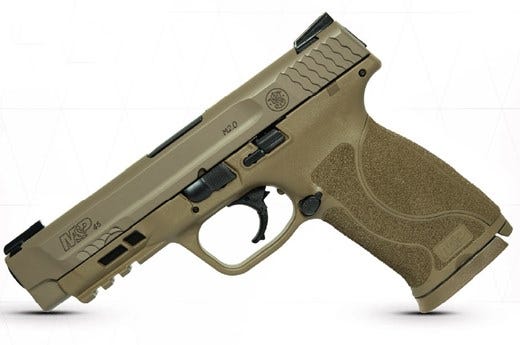 Smith and Wesson M&P45 M2.0 Flat Dark Earth .45ACP 4.6-inch TFX Sights
