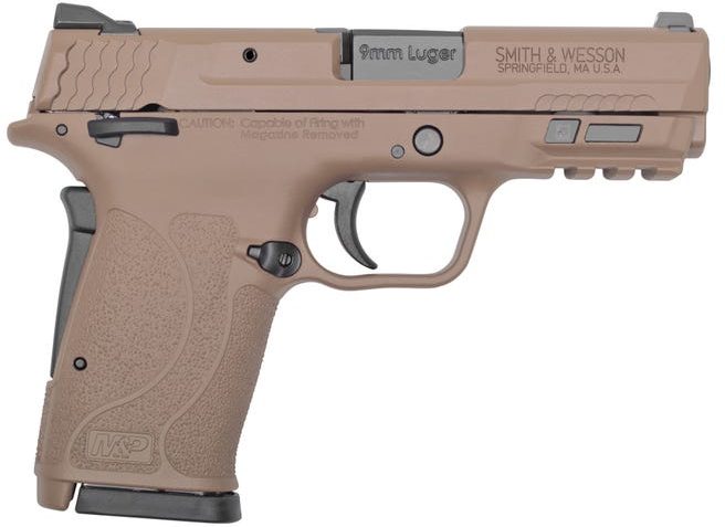 Smith & Wesson M&P9 Shield EZ FDE 9mm 3.7" Barrel 8-Rounds Manual Safety