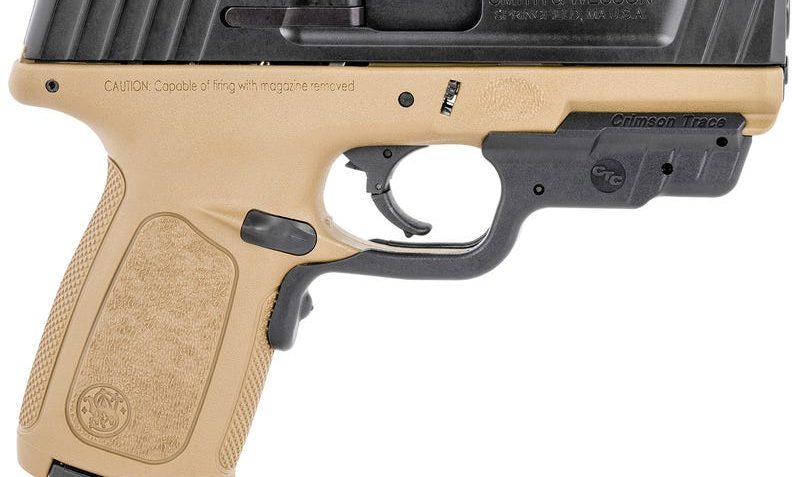Smith and Wesson SD40 Flat Dark Earth .40 S&W 4" Barrel 14-Rounds with Crimson Trace Laser
