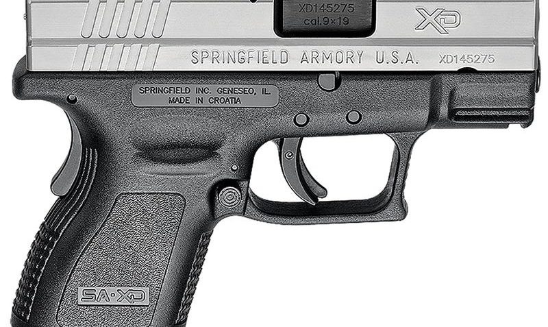 Springfield Armory XD Sub-Compact Stainless 9mm 3" Barrel 10-Rounds