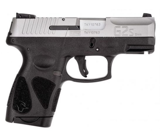 Taurus G2S 9mm Sub-Compact Pistol, Black & Stainless Steel – 1-G2S939