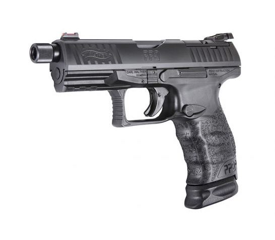 Walther PPQ Q4 Tac 9mm Pistol with Threaded Barrel, Black – 2825929