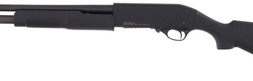 EAA Akkar Churchill 620 Combo 20 Ga, 3", 18.5" & 26" Barrels, Black, 18.5"-Ramp Front Sight, Cyl Fixed Choke, 26"- Fiber Optic Bead, Impr Cyl/Mod/Full Chokes, 4rd Rounds