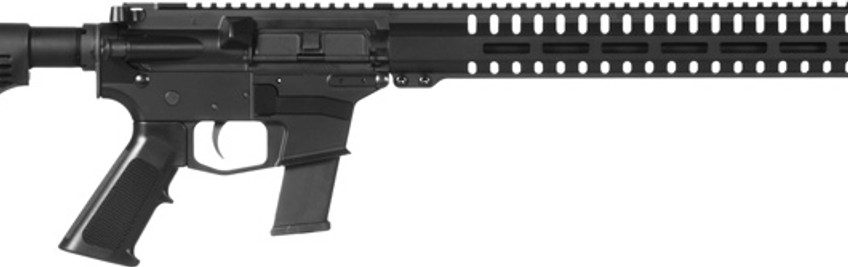 CMMG Resolute 100 MKG AR-15 .45 ACP, 16" Barrel, M-LOK, Glock Mags, Black, 13rd