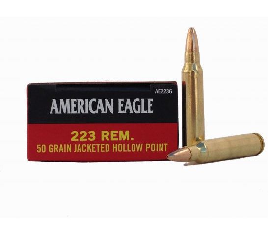 American Eagle 223 50gr JHP Ammunition 20rds – AE223G