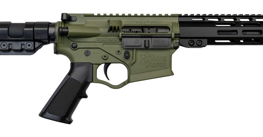 ATI Omni Hybrid Maxx 5.56/.223, 7.5" Barrel, Trinity Brace, Battlefield Green, 30rd