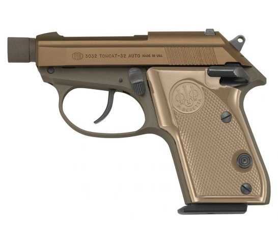 Beretta Tomcat TB .32 ACP Pistol, FDE – J320126