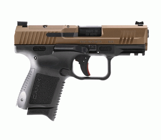 Canik TP9 Elite SC 15rd 3.5" 9mm Pistol, Black/Bronze – HG5610B-N