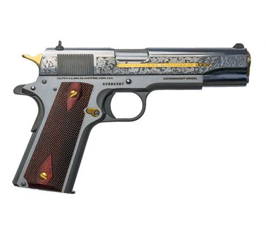 Colt Heritage 1911 .38 Super Pistol, Custom Engraved – O1911C-SS38-DHM