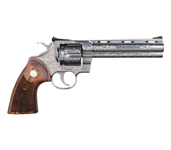 Colt Python Engraved 6" .357 Magnum Revolver, Stainless – DAV-12405