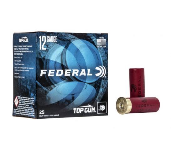 Federal Premium Top Gun 2.75" 1 1/8 oz 7.5 Shot 12 Gauge Ammunition 25 Rounds – TG12 7.5