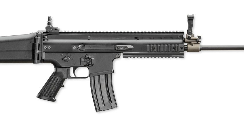 FN SCAR 16S 5.56/.223, 16.25" Barrel, Adj. Sights, Telescoping Stock, Black, 30rd