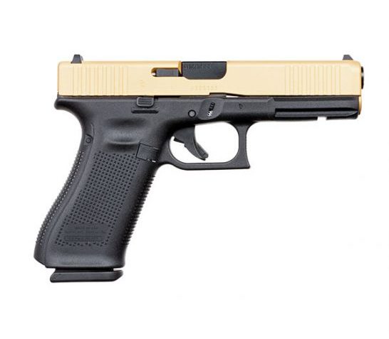 Glock 17 Gen 5 FS 9mm Pistol, Gold Slide – ACG-57017
