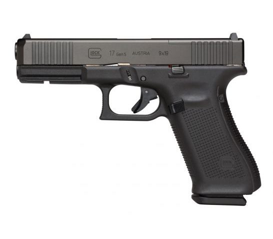 Glock 17 Gen 5 FS MOS 10 Round 9mm Pistol, Black – PA175S201MOS