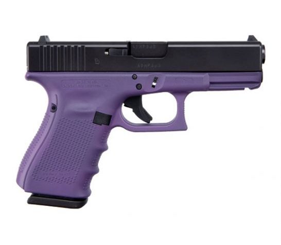 Glock 19 Gen 4 9mm Pistol, Purple/Black – ACG-00857