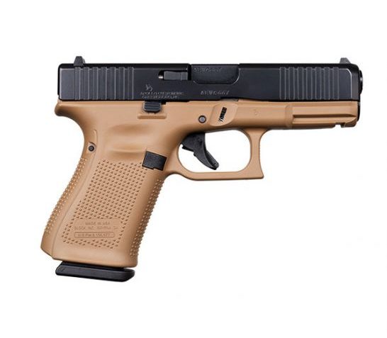 Glock 19 Gen 5 FS 9mm Pistol, Dark Desert Earth/Black – ACG-57021