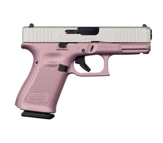 Glock 19 Gen 5 FS 9mm Pistol, Pink/Stainless – ACG-57024