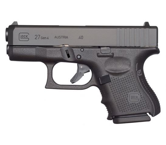 Glock 27 Gen 4 3.42" .40 S&W Pistol, Black – UG2750201