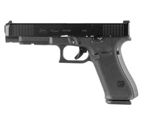 Glock 34 Gen 5 FS MOS 10 Round 9mm Pistol, Black – PA343S101MOS