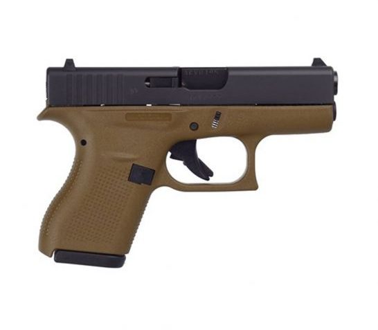 Glock 42 .380 ACP Pistol, Flat Dark Earth – UI4250201DE