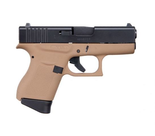 Glock G43 3.39" 9mm Pistol, FDE/Black – ACG-00838