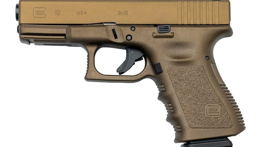Glock 19 9mm Luger 4.02in Desert Tan Cerakote Pistol – 15+1 Rounds