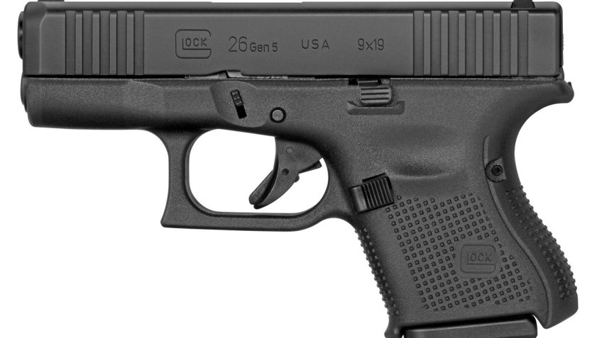 Glock 26 Gen5 9mm Luger 3.43in Matte Black Pistol – 10+1 Rounds