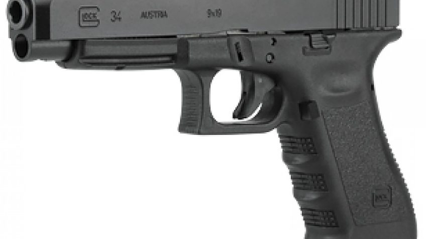 Glock 34 Factory Rebuilt AUS 9mm, 5.31" Barrel,  Fixed Sights, Black, 17rd