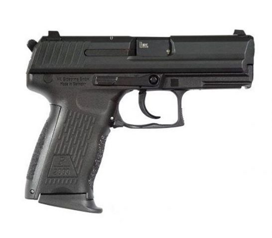 HK P2000 V3 DA/SA Rear Decocker 9mm Pistol, Black – 81000041