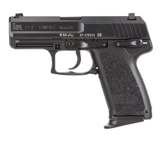 HK USP9 Compact V1 DA/SA 9mm Pistol, Black – 81000329