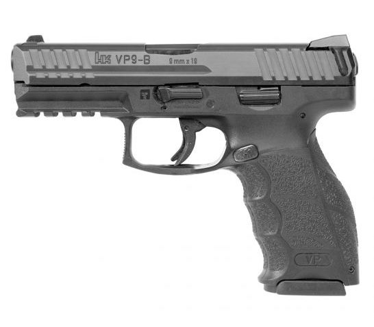 HK VP9-B 9mm Pistol With Push Button Magazine Release, Black – 81000732