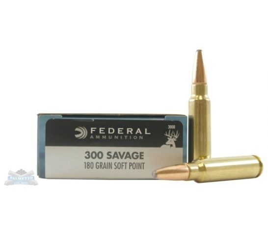 Federal 300 Savage 180gr SP Pwer-Shok Ammunition 20rds – 300B