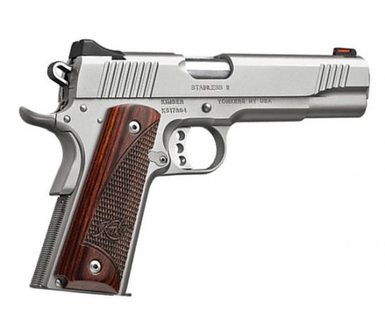 Kimber Stainless II .45 ACP 1911 Pistol, Satin Silver – 3200328