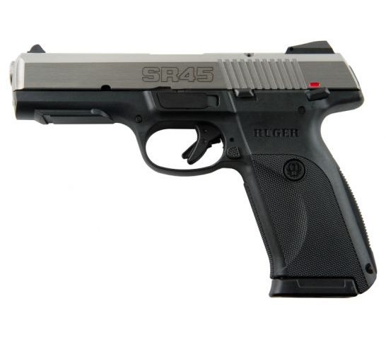 Ruger SR45 .45ACP 4.5in Bbl Stainless Slide Pistol 3801