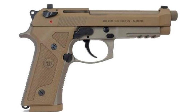 Beretta M9A3 FDE 9mm 4.9-inch 17Rd Thumb Safety