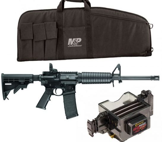 Smith & Wesson M&P15 Sport II Promo Kit with Gun Case and Caldwell Mag Charger – 12095
