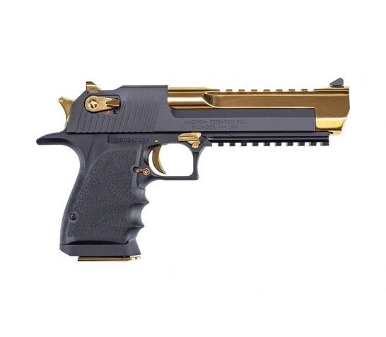 Magnum Research Desert Eagle .50 AE Pistol, Black and Gold – DE50BATG