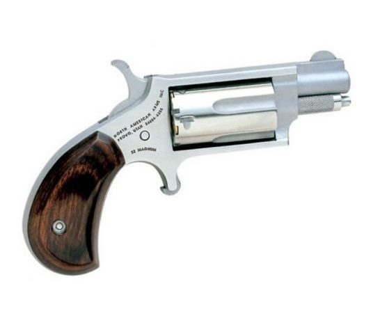 North American Arms 1.125" .22 LR Mini Revolver With .22 Magnum Cylinder, Stainless – 22MSC